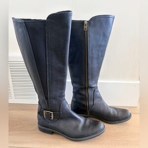 Timberland Savin Hill Black Leather Riding Boots